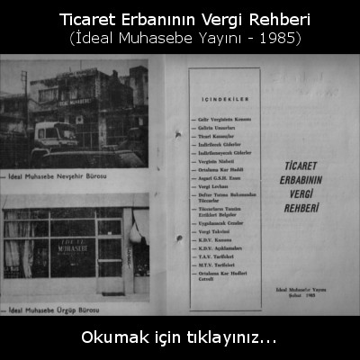 Ticaret Erbabının Vergi Rehberi